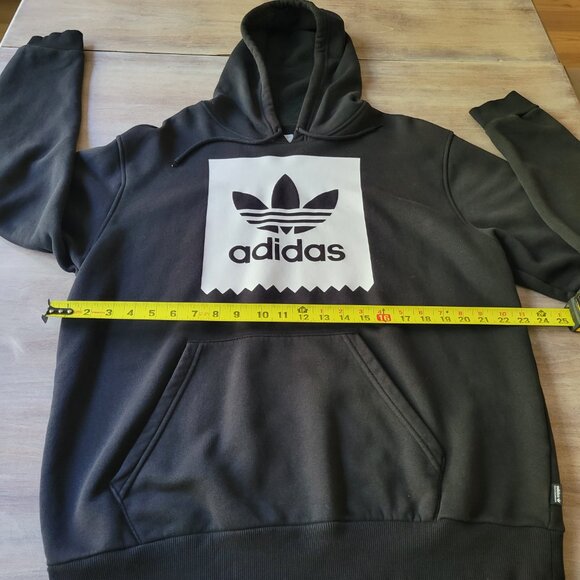 Adidas Skateboarding Black Box Logo Trefoil Hoodie Men’s Medium Fleece  Item Des - Picture 7 of 8
